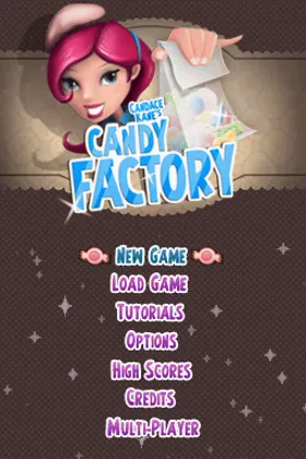 Candace Kane's Candy Factory (USA) screen shot title